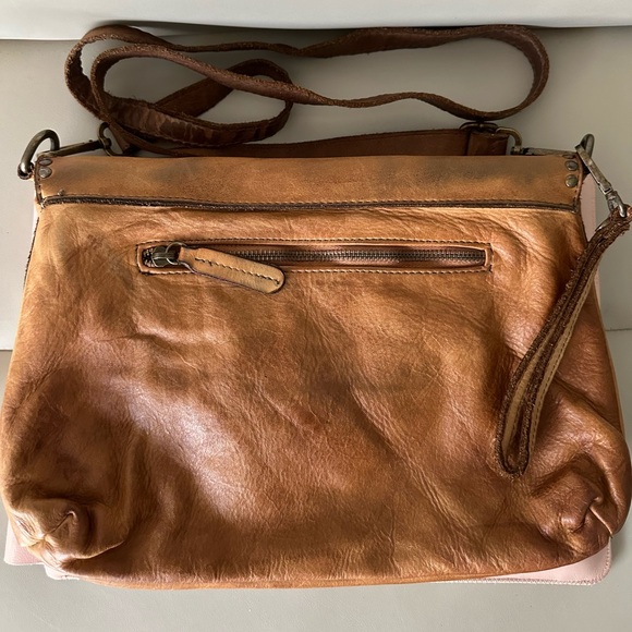 Genuine leather messenger crossbody - Picture 2 of 6